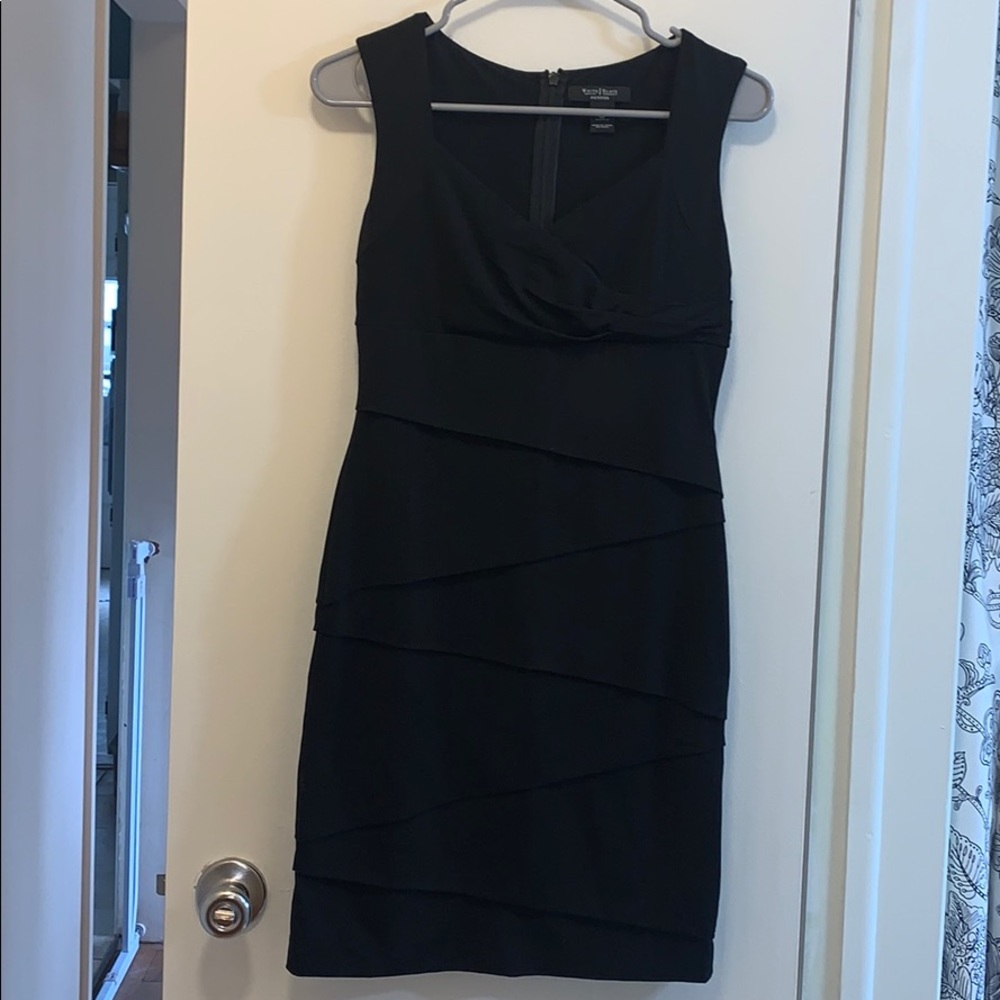 Black short cocktail dress